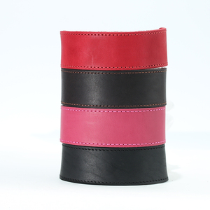 Colliers pour chiens en cuir de vache souple élargis, décoration à rivets, style lévrier, pour chiens de petite et moyenne taille, écologiques, réglables - Product Image 5