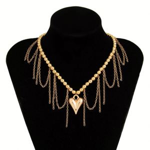 Collier Pendentif Polyvalent en Alliage de Perles avec Pompons Perlés, Longueur Réglable pour Femmes et Filles, Personnalisé et Minimaliste - Product Image 4