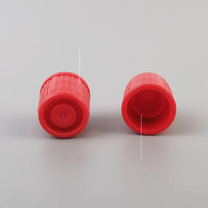 Plastik renkli kapaklı 3ml şeffaf yuvarlak cam Test tüpü 5ml alt kan toplama tüpü kozmetik konteyner cam şişeler - Product Image 5