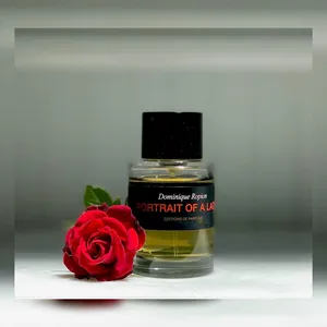 Parfum de luxe pour homme, portrait <span class=keywords><strong>f</strong></span>éminin sexy, fleurs et cuir, marque originale, ingrédients naturels de haute qualité, amoureux français - Product Image 1