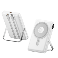 Batterie externe tout-en-un SC-45 magnétique sans fil 10000mAh 20W portable avec support et affichage LED Batterie externe à charge rapide