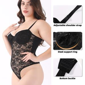 ملابس داخلية مثيرة عارية الظهر للنساء ملابس داخلية مثيرة مثيرة مثيرة من خلال جوارب الجسم - Product Image 3