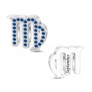 Ciondoli Pan in Argento con Simboli Zodiacali, Segni dell'<span class=keywords><strong>Oroscopo</strong></span>, Costellazioni e Mesi, Compatibili con Bracciali Originali, Gioielli per Compleanno, Berluque - Product Image 4