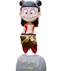 Scultura Personalizzata in FRP di Personaggio dei Cartoni Animati Nezha per Parchi Divertimento, Centri Commerciali, Parchi e Luoghi Panoramici Esterni - Product Image 5