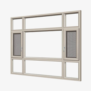 DIAOSI 93 erudito de vidrio doble de aluminio ventana abatible - Product Image 6