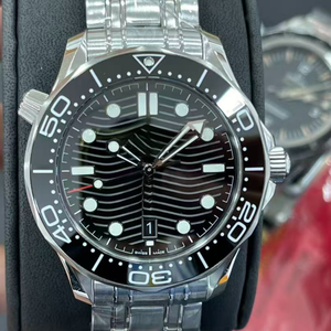 Montre mécanique de haute qualité avec bracelet en acier inoxydable, montre décontractée et professionnelle avec aiguilles, style sportif Omegaes - Product Image 2