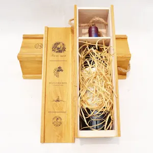 TZYC Handmade Custom Material Wine Storage Box for Single Wine Packaging Gift