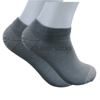 Chaussettes conductrices antibactériennes et anti-radiation en fibre d'argent avec protection EMI de qualité militaire pour électriciens