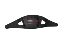 Attelle de massage sans fil pour genou, avec chaleur et vibrations, lumière LED rouge, enveloppement de soulagement articulaire rechargeable 2000 mAh