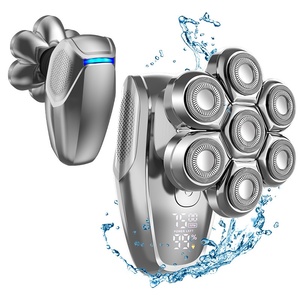 Máy cạo râu điện bảy Lưỡi có thể sạc lại xuyên biên giới mới máy cắt tóc hói hiển thị kỹ thuật số đa năng trong một USB hộ gia đình - Product Image 1