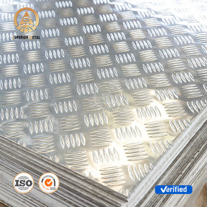 2A12 2A16 <span class=keywords><strong>2014</strong></span> 4x8 Tôle gaufrée en alliage d'<span class=keywords><strong>aluminium</strong></span> motif anti-glissement 5 Bar Surface lisse Plaques diamantées en <span class=keywords><strong>aluminium</strong></span> - Product Image 5