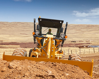Motoniveladora SEM920F de 200HP para Construcción de Carreteras con Cuchilla Delantera y Ripper Trasero