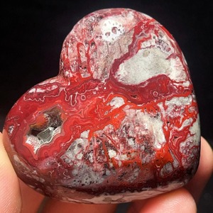 Cristales Curativos de Alta Calidad al por Mayor, Corazón de Ágata Roja Mexicana Natural para Decoración del Hogar y Energía - Product Image 2