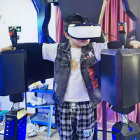Máquina Simuladora de Vuelo y Tiro de Realidad Virtual Interactiva 9D para Centros de Juegos Interiores, Escuelas y Aeropuertos