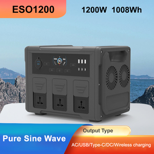 Système d'Énergie Portable 1200W 2000W 3000W, Station d'Alimentation Mobile Extérieure, Générateur Solaire 5000W - Product Image 2
