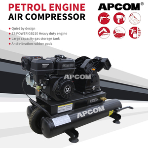 Compresseur d'air à piston industriel à essence haute performance APCOM, moteur fabriqué au Japon, 7/8/13 HP, portable, haute pression, 250 L/min - Product Image 3