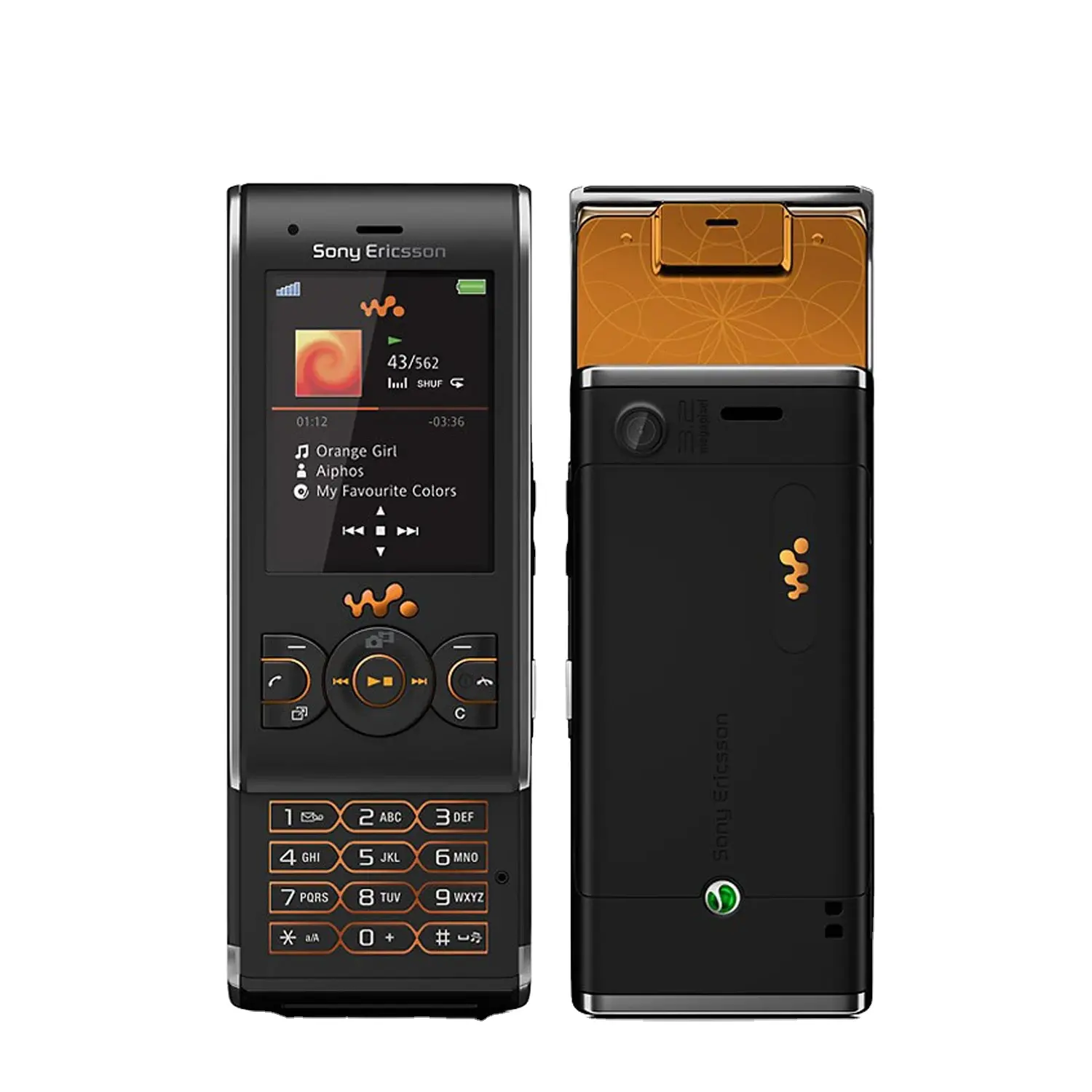 W595 Tastatur für Handy 3G Mobiltelefon 2.2'' TFT-Bildschirm 3.15MP Kamera FM Radio Slider Seniorentelefon