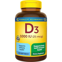 Capsules de vitamine D3 personnalisées pour adultes, soutien antioxydant pour la santé des os, des dents, des muscles et du système immunitaire, sans gluten, 650 capsules