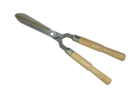 Cisaille à haies manuelle de qualité supérieure, 22 pouces, lames droites en acier S60C forgé à haute teneur en carbone, poignée antidérapante en bois dur de frêne américain