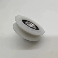 Rouleau de suspension de porte d'ascenseur, Rouleau de suspension inférieur Fermator 48146002, Rouleau de centrage et de positionnement pour ascenseur Yisheng
