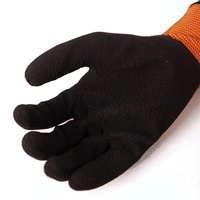 Duurzame gebreide polyester latex gecoate handschoenen op maat, anti-slijtage veiligheidshandschoenen voor bouw, landbouw en onderhoud