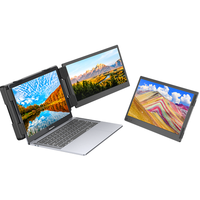 Eloam EL-X2 11.6 pouces Full HD IPS Portable Monitor Extender pour ordinateur portable Triple Display Dual USB Type-C Interface 2 Speakers Plug
