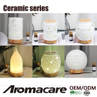 Humidificateur ultrasonique led noir et blanc air aromathérapie huile essentielle pierre électrique arôme céramique diffuseurs