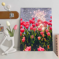 Película 3D de Lujo para Escritorio, Diseño Minimalista con Tema Floral y Pintura Colorida, Alta Relación Calidad-Precio, Venta al Por Mayor