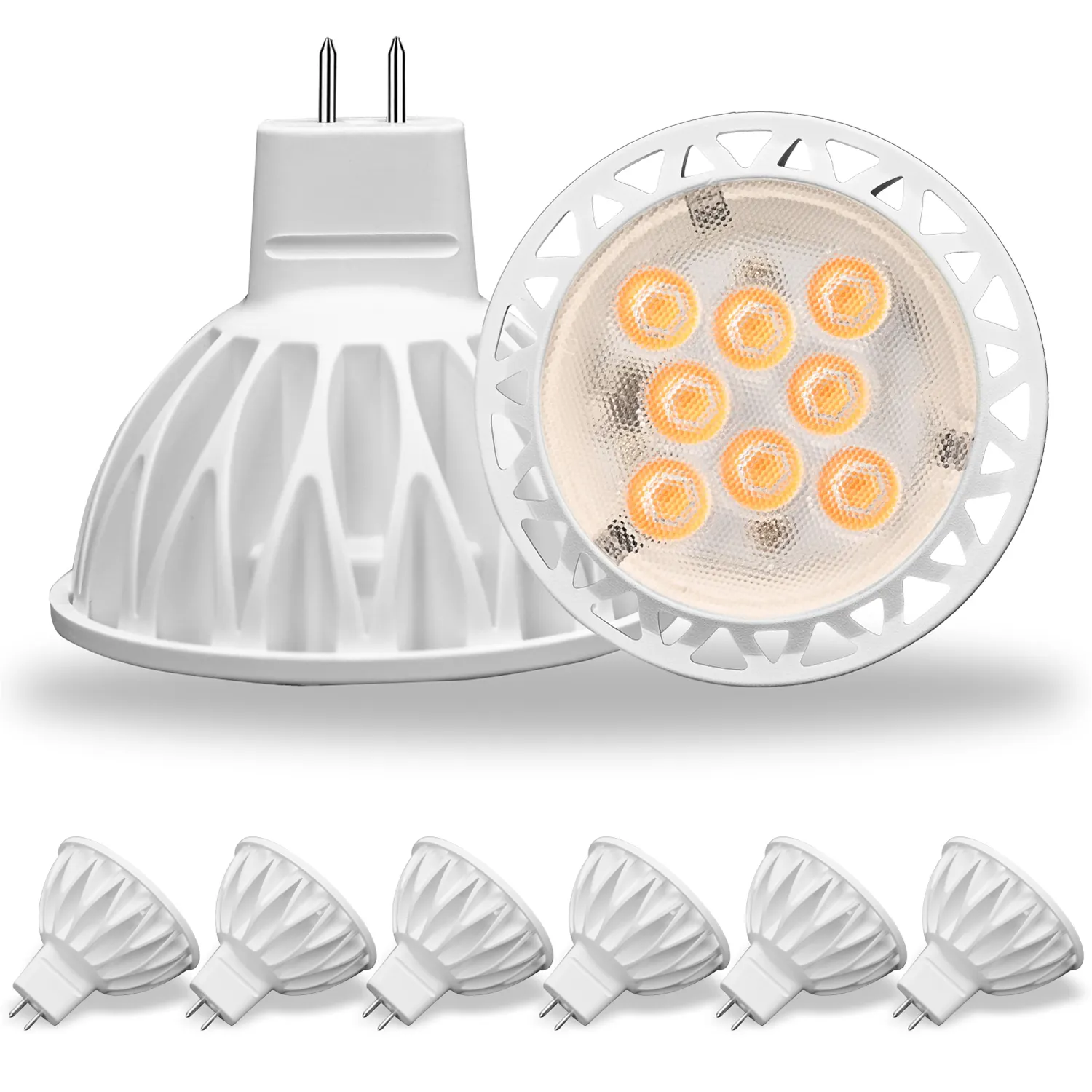 Prezzo a buon mercato 5W led mr16 lampadina SMD chip 4000K bianco 12V bassa tensione GU5.3 MR16 faretto lampadina led