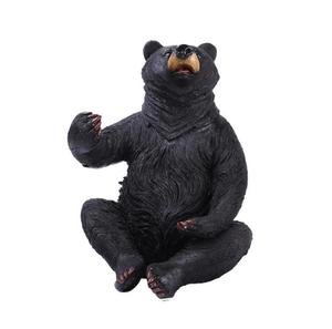 Molde de resina personalizado para manualidades, estatua de oso negro, estatuilla, estante para vino, portabotellas - Product Image 1