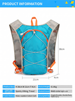 Gilet Idratazione Leggero da 10L per Corsa, Ciclismo ed Escursionismo - Vendita all'Ingrosso |   Zaino idrico unisex regolabile con logo personalizzato