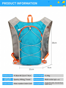 Bulk Wholesale Lightweight Hydration Vest Pack for <b>Running</b> Cycling Hiking | Large Capacity Adjustable <b>Water</b> <b>Backpack</b> Custom Logo - Product Image 6