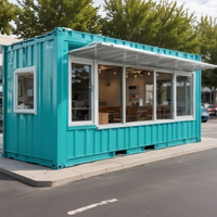 Kiosque Modulaire Préfabriqué Pliable pour Cafés et Salons de Thé, Vente Directe Usine, OEM ODM, Vente en Gros