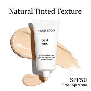 Crema Protectora <span class=keywords><strong>Solar</strong></span> <span class=keywords><strong>con</strong></span> <span class=keywords><strong>Color</strong></span> SPF50 <span class=keywords><strong>con</strong></span> Extractos de Vitamina C <span class=keywords><strong>y</strong></span> Caroteno - Marca Blanca Coreana al por Mayor - Product Image 2