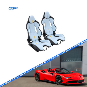 เบาะรถแข่งปรับระดับได้สำหรับรถยนต์หรู Ferrari 458 488 812 SF90 F12 296GTB รุ่นน้ำหนักเบา เบาะรถแข่งอเนกประสงค์ - Product Image 3