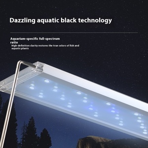 Lumière LED pour aquarium en alliage d'aluminium à intensité variable avec supports extensibles pour <span class=keywords><strong>paludarium</strong></span> et aquarium planté - Product Image 3