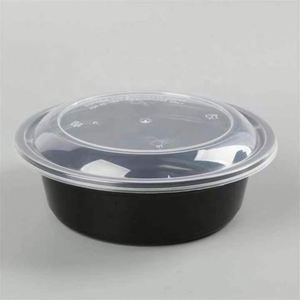 Conteneur à couvercle anti-fuite jetable de 32 oz, compatible micro-ondes, en PP de qualité alimentaire, sans BPA, boîte à lunch ronde - Product Image 5