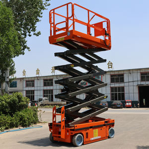 Última fábrica, Mini mesa elevadora eléctrica autopropulsada automática, elevador de tijera hidráulico para vehículos pequeños de China - Product Image 3