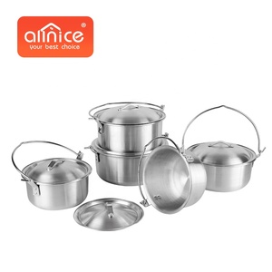 Giá Rẻ 7 Cái <span class=keywords><strong>Set</strong></span> Nhôm Đánh Bóng Sâu Nấu Ăn Nồi Lớn <span class=keywords><strong>Cookware</strong></span> Sets Với Kích Cỡ Khác Nhau - Product Image 5