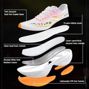 Zapatillas Deportivas Unisex Profesionales Optimizadas para Carreras de Velocidad, Transpirables y Cómodas, <span class=keywords><strong>con</strong></span> Placa de Carbono, para Primavera/Verano/Invierno - Product Image 5