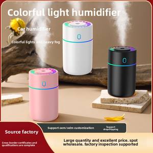 Nouveau coloré lumière en plastique ultrasons voiture humidificateur grand volume <span class=keywords><strong>de</strong></span> brume bureau petite chambre hydratation <span class=keywords><strong>de</strong></span> l'air - Product Image 3
