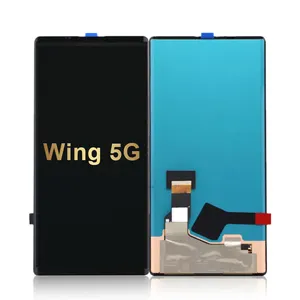 Ponsel LCD untuk LG W31 W41 Pro Wing 5G V20 V40 V50S V60 ThinQ 5G G4 G5 layar pengganti layar sentuh Digitizer
