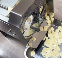 Trancheuse à bananes en acier inoxydable, machine à faire des chips de plantain, coupe-légumes, manuelle et électrique, double usage