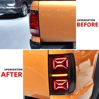 Luces Traseras HETOP para Amarok 2008-2020, Luces Traseras LED para Automóvil, Diseño Trasero Mejorado, Luces Traseras LED Plug and Play para Volkswagen
