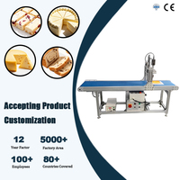 Machine de découpe de boulangerie réglable, coupe-gâteau automatique à ultrasons, trancheuse à fromage en bloc