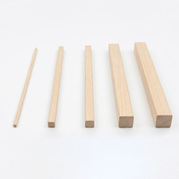 Clavijas Cuadradas de Madera de Abedul Natural de Alta Calidad, Ecológicas, para Fabricación de Muebles y Proyectos de Bricolaje