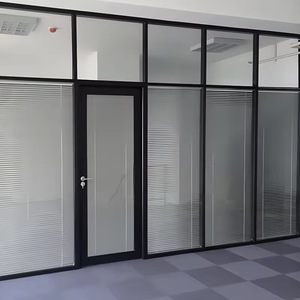 Diseño <span class=keywords><strong>de</strong></span> partición simple <span class=keywords><strong>de</strong></span> cristal esmaltado <span class=keywords><strong>de</strong></span> doble capa <span class=keywords><strong>de</strong></span> oficina <span class=keywords><strong>de</strong></span> lujo moderno para exteriores industriales para entornos industriales - Product Image 5