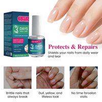Kit de soin des ongles transfrontalier : Base Coat transparente, imperméable, séchage rapide, Top Coat brillant, Scellant longue durée