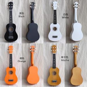 Instrumento musical colorido bajo madera contrachapada cuerdas de nailon guitarra hawaiana <span class=keywords><strong>ukelele</strong></span> 21" - Product Image 5