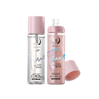 OEM Private Label Spray de fixation pour le contrôle de l'huile rose vegan pour le maquillage du visage Spray de finition longue durée Spray de fixation mat